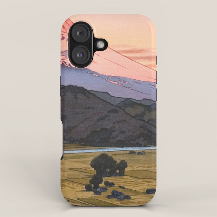 Yoshida Toshi Mt Fuji from Ohito Morning iPhone Case Gallery Image 1