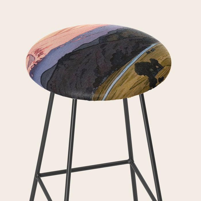 Yoshida Toshi Mt Fuji from Ohito Morning Stool Gallery Image 2