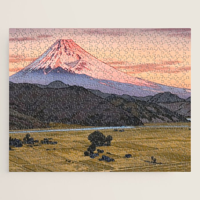 Yoshida Toshi Mt Fuji from Ohito Morning Jigsaw Puzzle Gallery Image 1