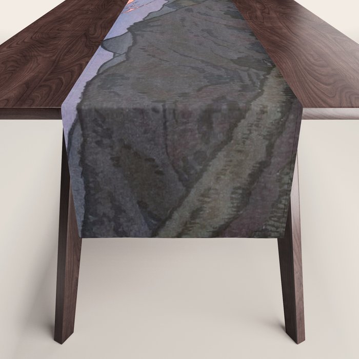 Yoshida Toshi Mt Fuji from Ohito Morning Table Runner Gallery Image 1