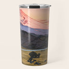 Yoshida Toshi Mt Fuji from Ohito Morning Travel Mug Gallery Image 1
