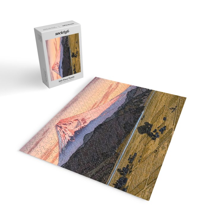 Yoshida Toshi Mt Fuji from Ohito Morning Jigsaw Puzzle Gallery Image 2
