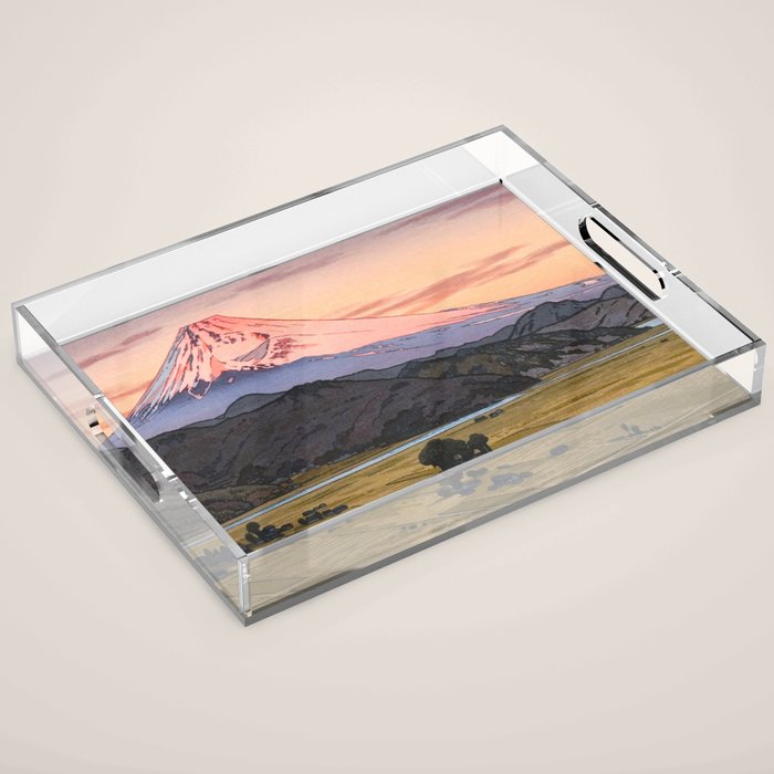 Yoshida Toshi Mt Fuji from Ohito Morning Acrylic Tray Gallery Image 1