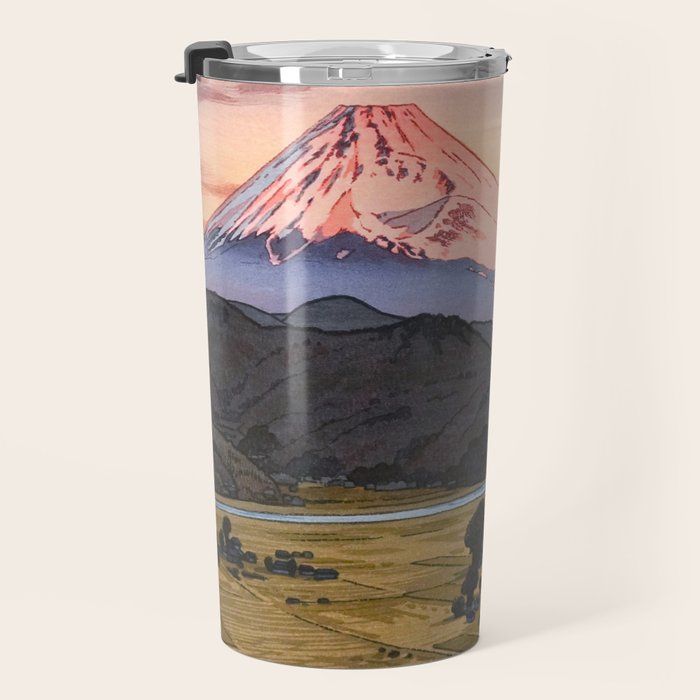 Yoshida Toshi Mt Fuji from Ohito Morning Travel Mug Gallery Image 3