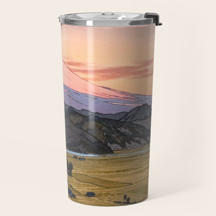 Yoshida Toshi Mt Fuji from Ohito Morning Travel Mug Gallery Image 2