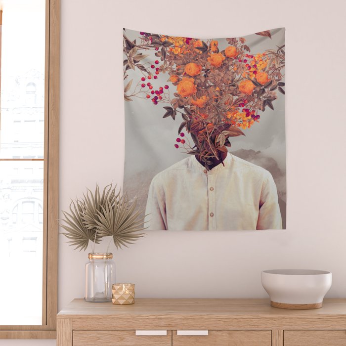 Bright Bloom Wall Tapestry Gallery Image 2