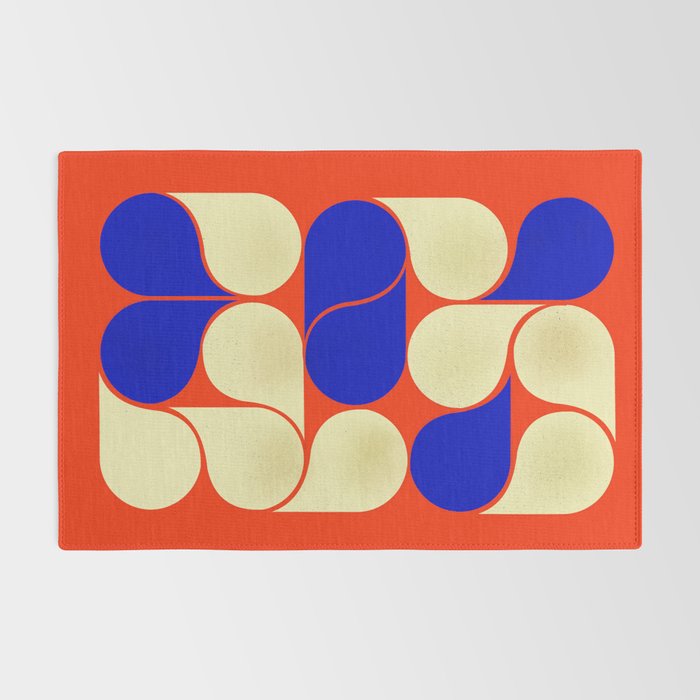 Mid-century geometric shapes-no10 Rug Gallery Image 2