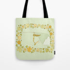 Rell Sunn heart of the sea 70s // retro surf art by surfy birdy Tote Bag Gallery Image 1