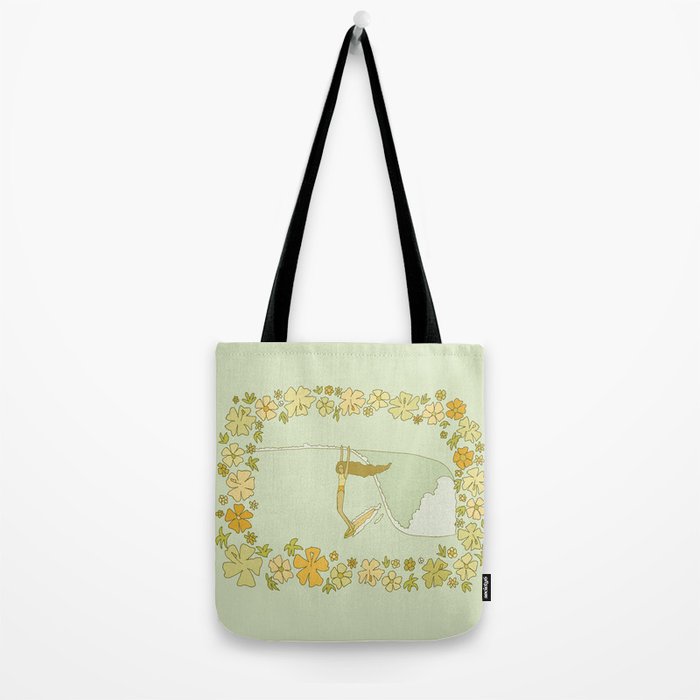 Rell Sunn heart of the sea 70s // retro surf art by surfy birdy Tote Bag Gallery Image 2