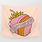 Sagittarius Strawberry Wall Tapestry Gallery Image 4