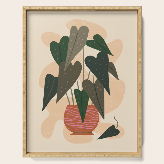 Hello Begonia Serving Tray Gallery Image 1