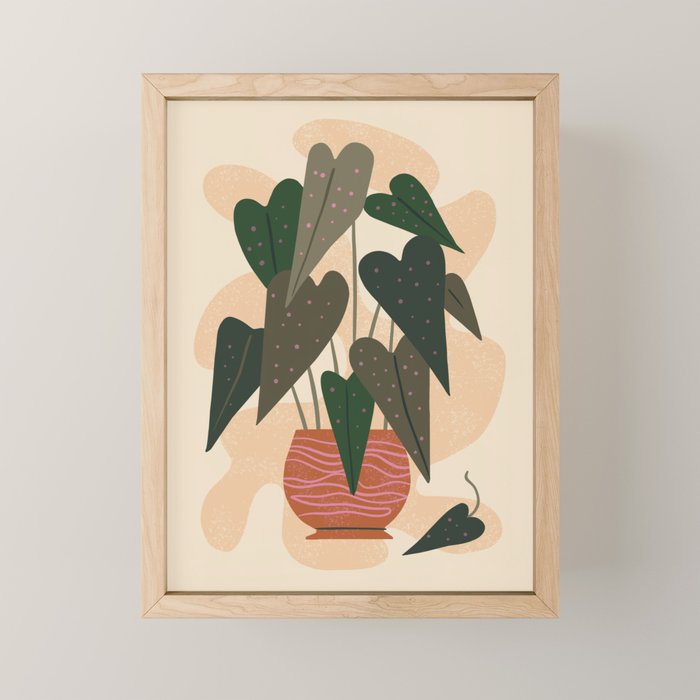 Hello Begonia Mini Art Print Gallery Image 1