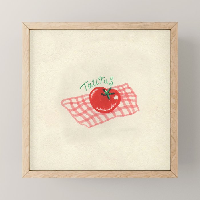 taurus tomato Mini Art Print Gallery Image 1