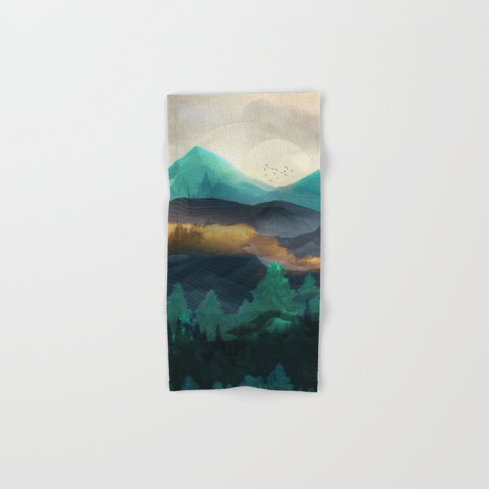 Green Wild Mountainside Towels Gallery Image 1