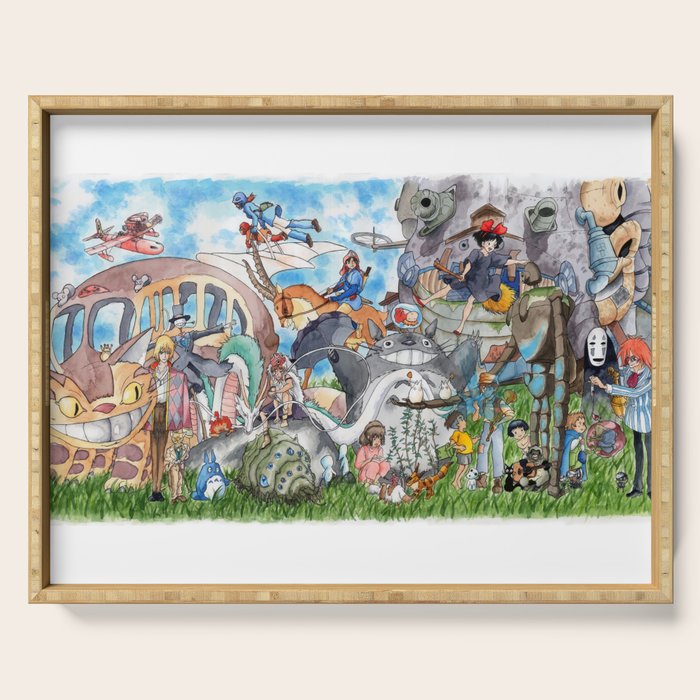 Miyazaki Tribute Serving Tray Gallery Image 1