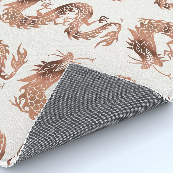 Chinese Dragon - Rose Gold Palette Rug Gallery Image 4