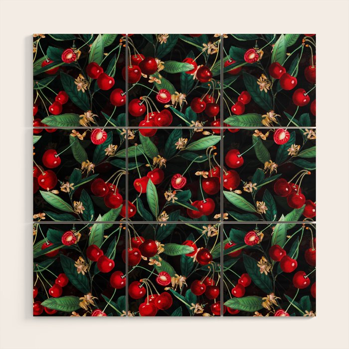 Sweet Cherry III Wood Wall Art Gallery Image 1