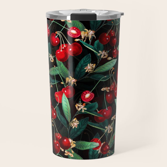 Sweet Cherry III Travel Mug Gallery Image 1