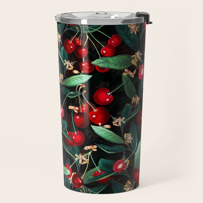 Sweet Cherry III Travel Mug Gallery Image 2