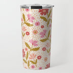 Floral Garden  Travel Mug Gallery Image 1