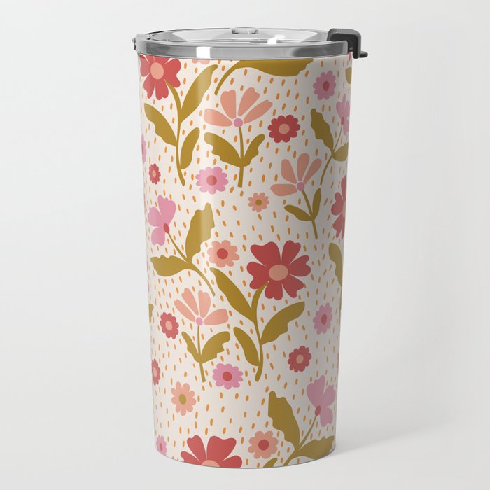 Floral Garden  Travel Mug Gallery Image 2