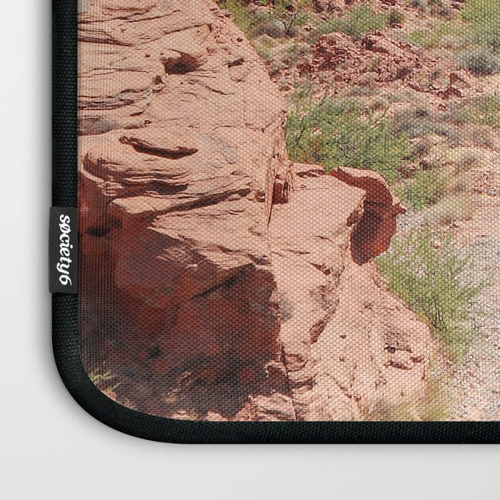 Roads Of Nevada Desert Picture | Valley Of Fire State Park Art Print | USA Travel Photography Laptop Sleeve Gallery Image 3