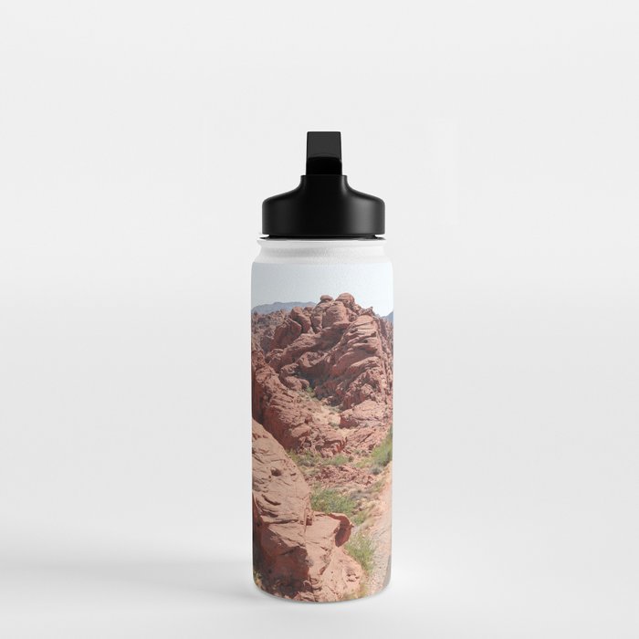Roads Of Nevada Desert Picture | Valley Of Fire State Park Art Print | USA Travel Photography Water Bottle Gallery Image 3