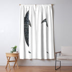 Whale shark for divers, shark lovers and fishermen Window Curtain Gallery Image 5