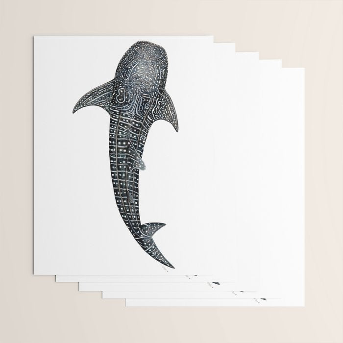 Whale shark for divers, shark lovers and fishermen Wrapping Paper Gallery Image 3