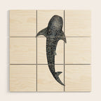 Whale shark for divers, shark lovers and fishermen Wood Wall Art Gallery Image 1