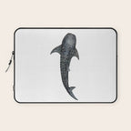 Whale shark for divers, shark lovers and fishermen Laptop Sleeve Gallery Image 1