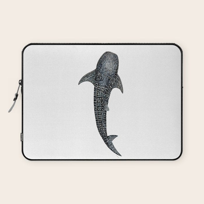 Whale shark for divers, shark lovers and fishermen Laptop Sleeve Gallery Image 1
