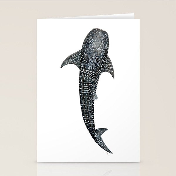 Whale shark for divers, shark lovers and fishermen Stationery Card Gallery Image 2