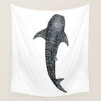 Whale shark for divers, shark lovers and fishermen Wall Tapestry Gallery Image 4