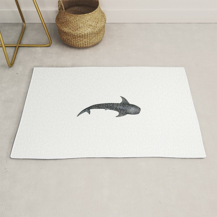 Whale shark for divers, shark lovers and fishermen Rug Gallery Image 1