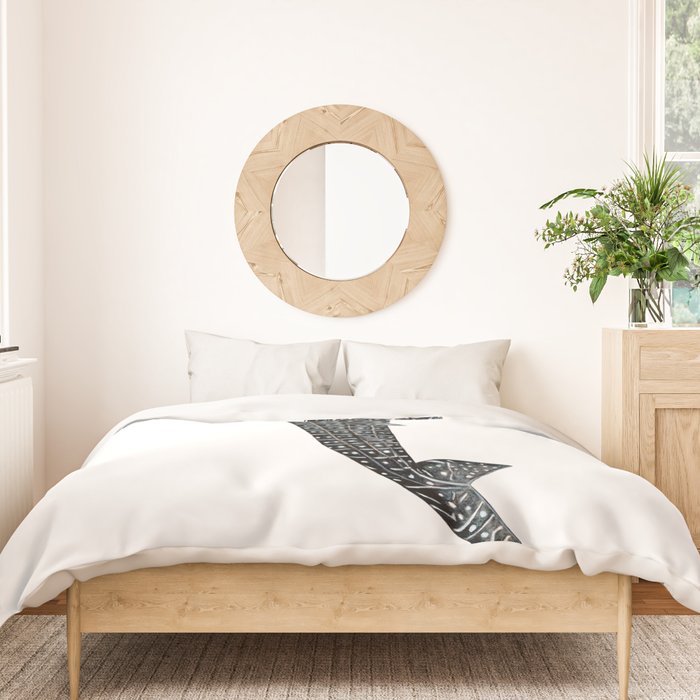 Whale shark for divers, shark lovers and fishermen Duvet Cover Gallery Image 3