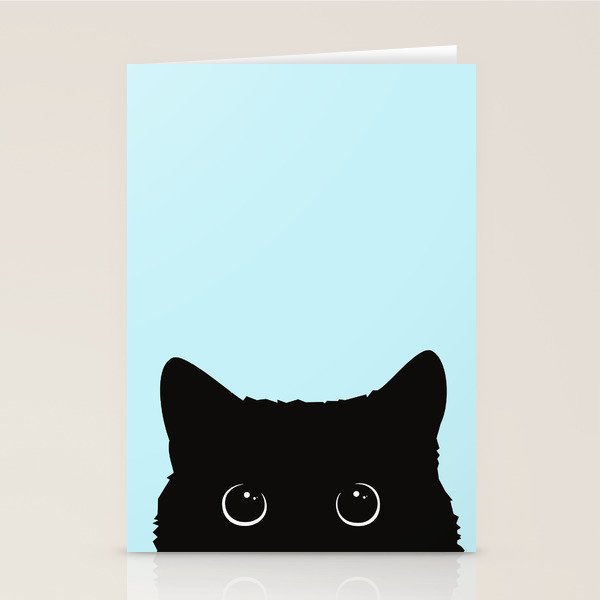 Black cat I Stationery Card Gallery Image 2