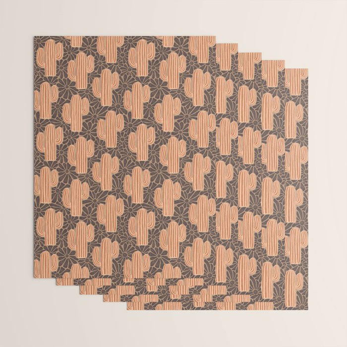 Sonora - terracotta, brown, and taupe Wrapping Paper Gallery Image 3
