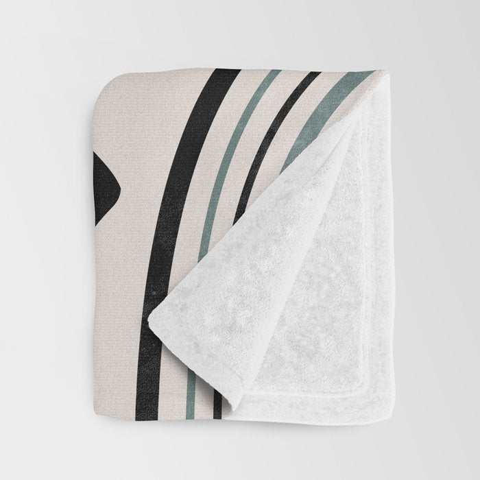 Eucalyptus Boho Botanical Throw Blanket Gallery Image 3