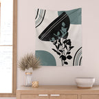 Eucalyptus Boho Botanical Wall Tapestry Gallery Image 2