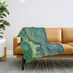 Gustav Klimt , Pond of Schloss Kammer on Attersee Throw Blanket Gallery Image 1