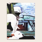 Goodfellas Dogs Painting, Artwork for Wall Art, Prints, Poster, Tshirts, Men, Women, Youth Notebook Gallery Image 4