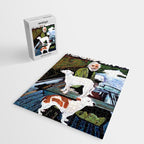 Goodfellas Dogs Painting, Artwork for Wall Art, Prints, Poster, Tshirts, Men, Women, Youth Jigsaw Puzzle Gallery Image 2