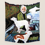 Goodfellas Dogs Painting, Artwork for Wall Art, Prints, Poster, Tshirts, Men, Women, Youth Wall Tapestry Gallery Image 4