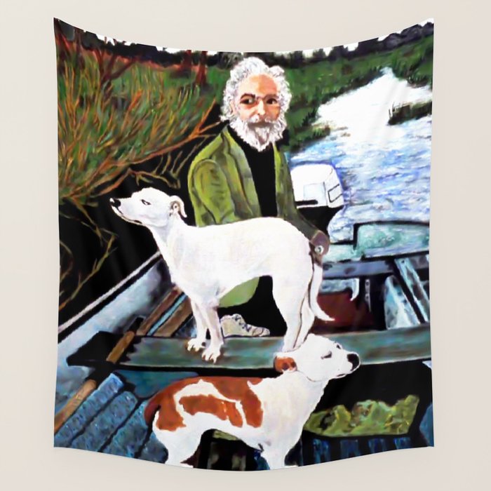 Goodfellas Dogs Painting, Artwork for Wall Art, Prints, Poster, Tshirts, Men, Women, Youth Wall Tapestry Gallery Image 4