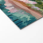 Pastel Lake Reflections Welcome Mat Gallery Image 2