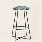 Pastel Lake Reflections Stool Gallery Image 1