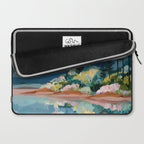 Pastel Lake Reflections Laptop Sleeve Gallery Image 2