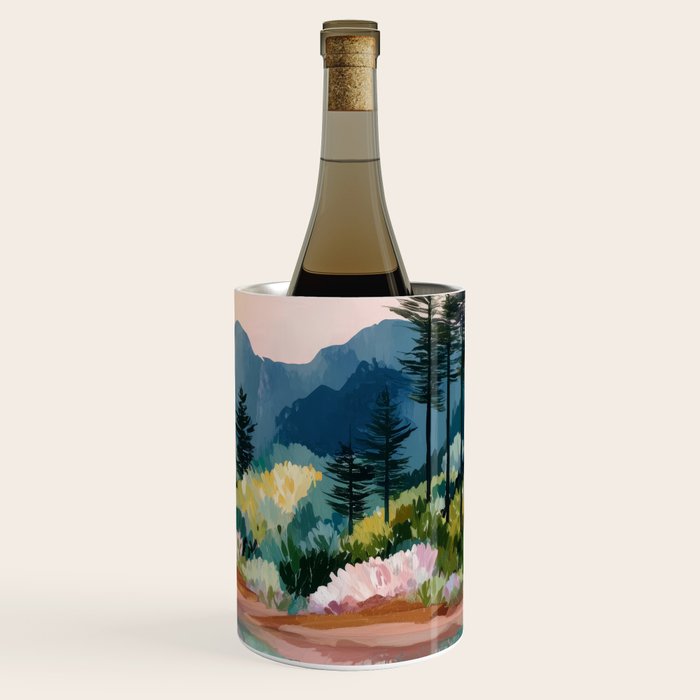 Pastel Lake Reflections Wine Chiller Gallery Image 3