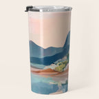 Pastel Lake Reflections Travel Mug Gallery Image 3
